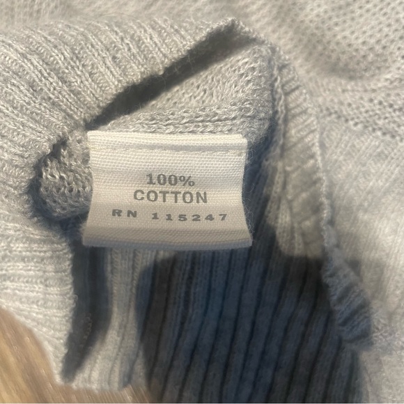 Ruehl No.925 Womens Sweater M Medium Vintage Y2K Lightweight Gray Knit Hoodie - Picture 10 of 10